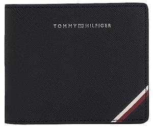 Tommy Hilfiger Homme Portefeuille Central Cc Cuir, Multicolore (Black), Taille Unique