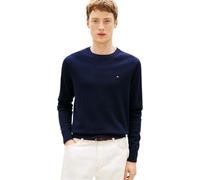Tommy Hilfiger Homme Pull Cashmere Crew Neck Pull en Maille, Bleu (Desert Sky), XL