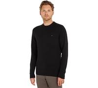 Tommy Hilfiger Homme Pull Cashmere Crew Neck Pull en Maille, Noir (Black), S