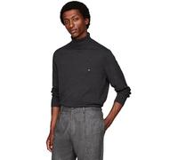Tommy Hilfiger Homme Pull Cashmere Roll Neck Col Roulé, Gris (Dark Grey Heather), L