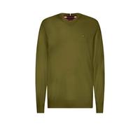 Tommy Hilfiger, Homme, Pulls, Vert, Taille: L Pima Coton Biologique Cachemire Col V