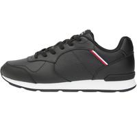 Tommy Hilfiger Homme Runner Icon Leather Fm0Fm05740 Bas, Black (Black), 48.5 EU