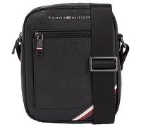 Tommy Hilfiger Homme Sac à Bandoulière Central Reporter Moyen, Multicolore (Black), Taille Unique