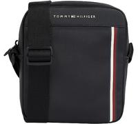Sac à épaule bandoulière - TOMMY HILFIGER - TH Pique PU Mini Reporter - Noir - 17,5x21x6 cm - 352 g