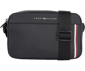 Tommy Hilfiger Homme Sac à Bandoulière Reporter Petit, Multicolore (Black), Taille Unique