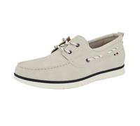 Tommy Hilfiger Homme Sator Chaussure Bateau, Blanc, 41 EU