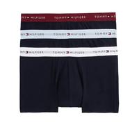 Tommy Hilfiger, Homme, Sous-vêtements, Bleu, Taille: S Lot de 3 boxers trunks en coton stretch