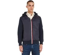 Tommy Hilfiger Homme Sweat à Capuche Zippé, Bleu (Desert Sky), M