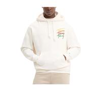 Tommy Jeans Color Signature Relaxed Fit Hoodie Blanc L Homme