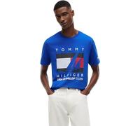 Tommy Hilfiger Homme T-Shirt à manches courtes US SailGP Graphic en coton