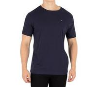Tommy Hilfiger T-Shirt Manches Courtes Homme Col Ras-du-Cou, Bleu (Navy Blazer), L