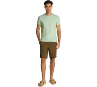 Tommy Hilfiger Homme T-Shirt Manches Courtes Stretch Slim Fit Col Ras-du-Cou, Vert (Opal Green), 3XL