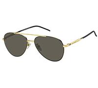 Tommy Hilfiger Lunettes de soleil TH 1788/F/S I46/IR Métal Or Gris Pilote Homme