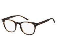 Tommy Hilfiger Homme TH 2187 086 Montures optiques Acétate Havane Carré Normale