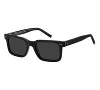 Tommy Hilfiger Homme TH 85/S 807/IR Lunettes de soleil Acétate Noir Gris Carré Normale