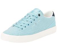 Tommy Hilfiger Homme TH Hi Vulc Low Summer CVS FM0FM05056 Baskets vulcanisées, Bleu (Sleepy Blue), 42 EU