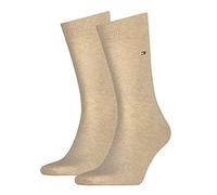 Tommy Hilfiger Homme Th Sock Classic 2p Chaussettes, Beige (Light Beige Melange), 43-46 EU