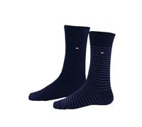Tommy Hilfiger Classic Chaussettes, Bleu Marine, 39/42 (Lot de 2) Homme