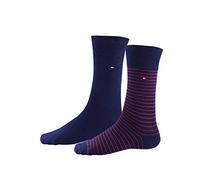Tommy Hilfiger Homme Tommy Hilfiger Small Stripe Men's Socks (2 Pack) chaussettes Not Applicable, Tommy Original, 43/46