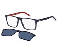 Tommy Hilfiger Homme Tommy Hilfiger TH 2086/CS FLL/C3 Montures optiques Injecté Bleu Bleu Carré Polarisé