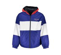 Tommy Hilfiger, Homme, Vestes, Bleu, Taille: L Veste à Capuche Réversible Bleue
