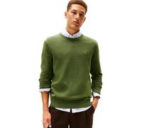 Tommy Hilfiger Hommes Essential SSNL Cotton Crew Neck MW0MW399999 Pullover Pull, Vert, XXL, Vert (pin de Montagne), XXL