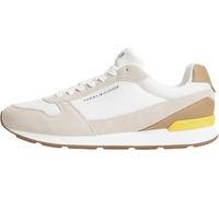 Tommy Hilfiger Hommes Light Eva Runner Seasonal Mesh FM0FM05907 Low Top, Blanc, 10.5