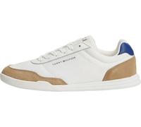 Tommy Hilfiger Hommes Lo Pro Cupsole Nylon Suede Mix FM0FM05943 Low Top, Blanc, 45