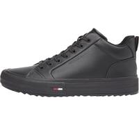 Tommy Hilfiger Hommes Nu Harlem Street Cleat Mid 3A FM0FM05704 Mid Top, Noir (Noir), 40, Black, 40 EU