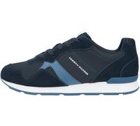 Tommy Hilfiger Hommes Runner Icon Mix FM0FM05679 Low Top, Bleu (Desert Sky), 40, Bleu Ciel désert, 40 EU