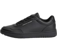 Tommy Hilfiger Hommes Th Basket Core Cuir FM0FM05927 Low Top, Noir, 45