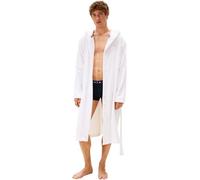 Tommy Hilfiger Hooded Towelling Robe Um0um03660ycf001 Peignoir, White (Th Optic White), XS Homme