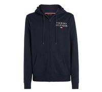 Tommy Hilfiger Sweat À Capuche Homme Fermeture Éclair Zip, Bleu (Desert Sky), M