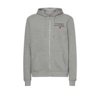 Tommy Hilfiger Homme Sweat À Capuche Fermeture Éclair Zip, Gris (Medium Grey Heather), L