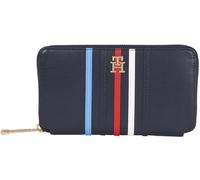 Tommy Hilfiger Iconic Tommy Large ZA Corp AW0AW16165, Portefeuilles Femme, Bleu (Space Blue), OS