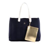 TOMMY HILFIGER Iconic Tommy Tote Knitted Space Blue [216211] - sac à épaule sacoche