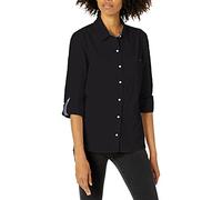 Tommy Hilfiger J7rm0538 Chemise à Bouton Bas, Black, M Femme