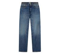 Tommy Hilfiger - Jean Droit Coupe Droite Jambe Effilée Cheville Drapeau Horsebit - Femme - Jeans - Bleu - Taille: W30 L32