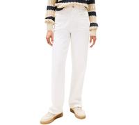 Tommy Hilfiger Jean Femme White Relaxed Straight Taille Haute, Blanc (White), 30W/34L