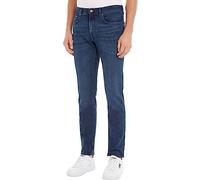 Tommy Hilfiger Jean Homme Core Straight Denton Stretch, Bleu (Bridger Indigo), 30W / 34L