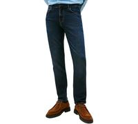 Tommy Hilfiger Jean Homme Denton Blacker Blue Straight Fit, Bleu (Blacker Blue), 32W/34L