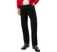 Tommy Hilfiger Jean Homme River Bona Black Relaxed Fit, Noir (Bona Black), 36W/40L