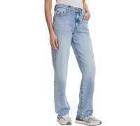 Tommy Hilfiger - Jean Slim Droit Taille Moyenne - Femme - Jeans - Bleu - Taille: W31