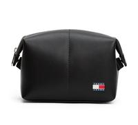 Tommy Hilfiger Jeans TJM Heritage Trousse de toilette Cuir véritable 20 cm noir