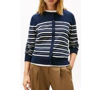 Tommy Hilfiger Jersey Crew Neck Cardigan Dark Night Navy/calico Multi Taille: XS | Cardigans Outlet | Femme | Le Noir
