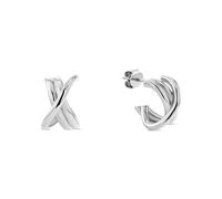 Tommy Hilfiger Jewelry Boucles d’Oreilles en Acier Inoxydable avec un Nœud Marin - Disponible en Argent, Or ou Bicolore