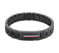 Tommy Hilfiger Jewelry Bracelet à Maillons pour Homme avec Placage en Noir (IP) - 2790597