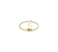 Tommy Hilfiger Jewelry Bracelet Chaîne Double pour Femme en Or Jaune avec un Nœud Nautique - 2780991