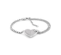 Tommy Hilfiger Jewelry Bracelet en Chaîne pour Femme en Acier Inoxydable avec un Charm en Forme de Cœur - 2780928