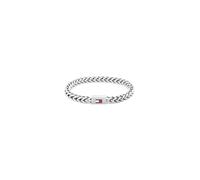 Tommy Hilfiger Jewelry Bracelet en Chaîne pour Homme en Acier Inoxydable avec le Drapeau Iconique de 2790647S